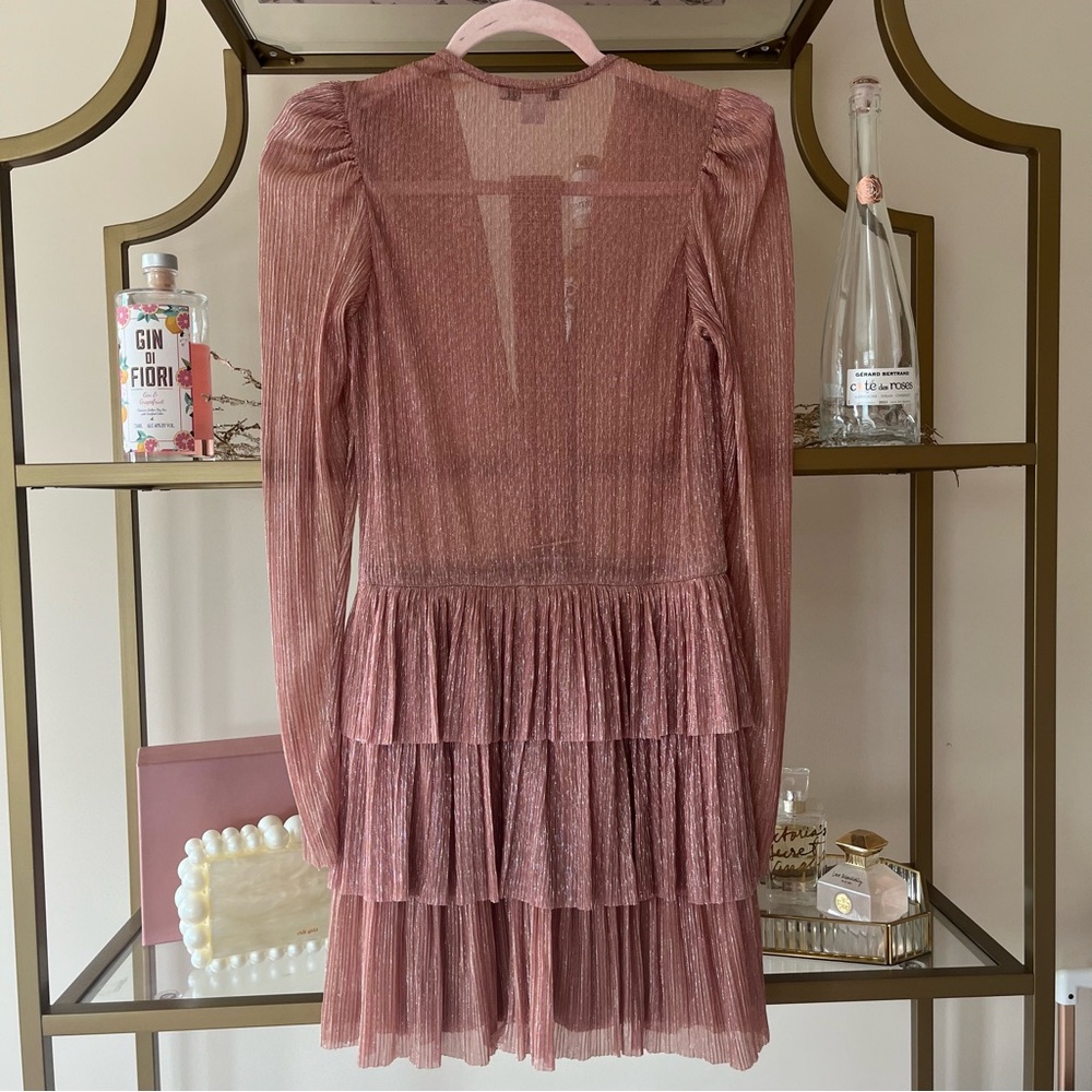 Sabina Musayev Carry Mini Dress in Pink Lemonade Size S - Picture 2 of 7